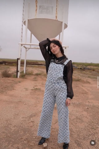 Checkered Overalls
